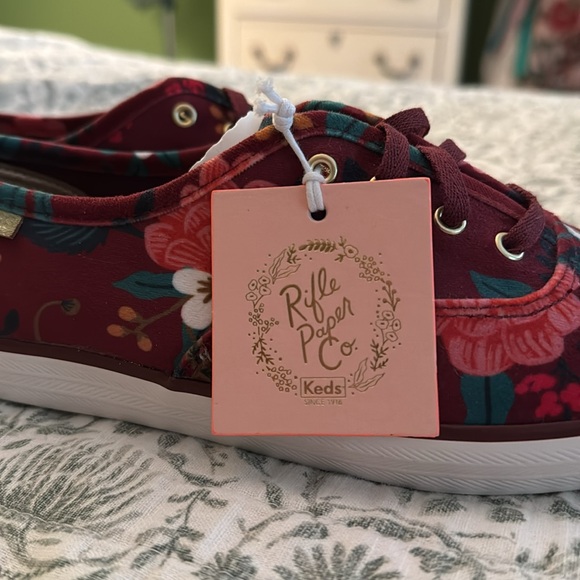 NWT Rifle Paper Co. Velvet Keds - Picture 2 of 4